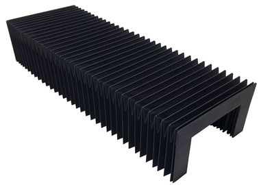 CNC Linear Guide Rail Accordion Bellows Cover Prevent Dusts  Fire Resistant