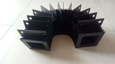 CNC Linear Guide Rail Accordion Bellows Cover Prevent Dusts  Fire Resistant