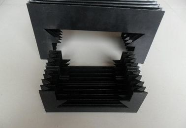 Rectangular Accordion Bellow Cover Plastic Nylon Material For Lifting Table